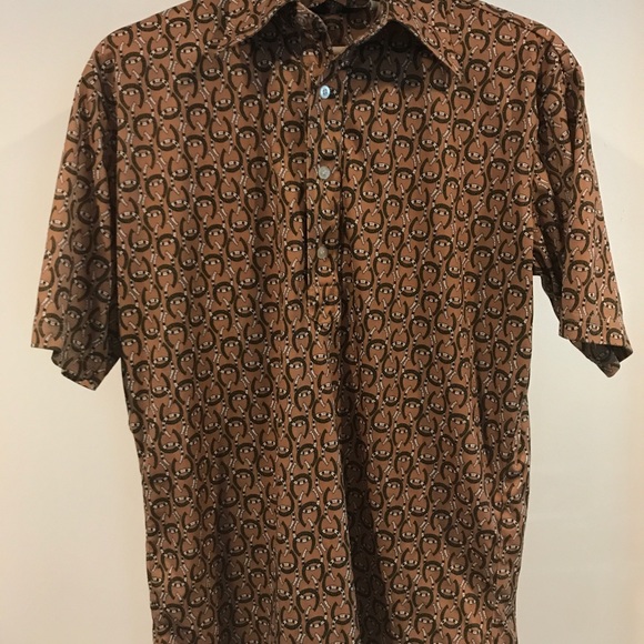 Vintage 60's Horseshoe Good Luck Shirt - Picture 5 of 5